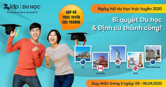 Săn học bổng du học trực tuyến lên đến 100% cùng IDP - Ảnh 1. Săn học bổng du học trực tuyến lên đến 100% cùng IDP - Ảnh 1.