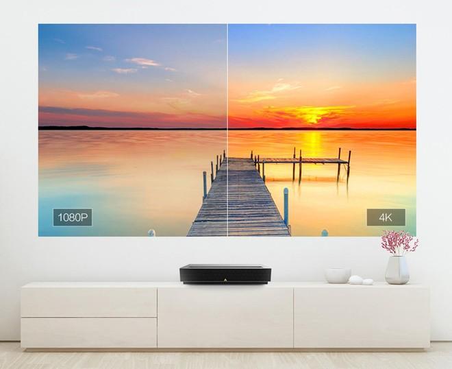 Xiaomi ra mắt máy chiếu Fengmi 4K Cinema Pro: 150 inch, độ sáng 2400 ANSI lumen, giá 41.5 triệu đồng - Ảnh 2. Xiaomi ra mắt máy chiếu Fengmi 4K Cinema Pro: 150 inch, độ sáng 2400 ANSI lumen, giá 41.5 triệu đồng - Ảnh 2.