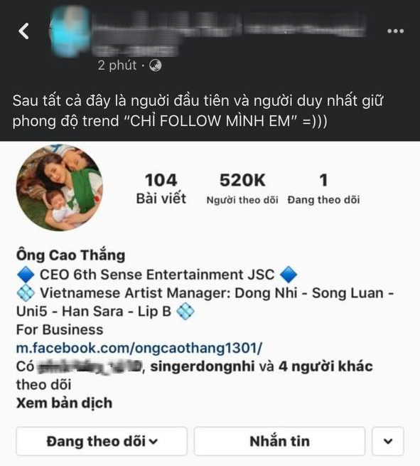 Sau tất cả, đây mới là là sao nam duy nhất vẫn giữ vững phong độ Chỉ follow mình em - Ảnh 2. Sau tất cả, đây mới là là sao nam duy nhất vẫn giữ vững phong độ Chỉ follow mình em - Ảnh 2.
