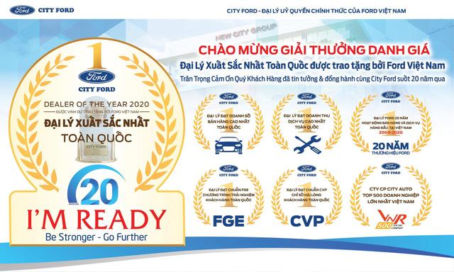 City Ford trở thành đại lý xuất sắc nhất toàn quốc 2020 - Ảnh 1. City Ford trở thành đại lý xuất sắc nhất toàn quốc 2020 - Ảnh 1.