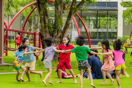 Mong con có môi trường nuôi dưỡng nhiều gia đình trẻ chọn “ly tâm” về Vinhomes Grand Park