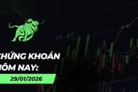 Chứng khoán hôm nay 29/1/2026: VN-Index tăng trở lại