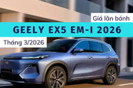 Giá lăn bánh và ưu đãi Geely EX5 EM-i hybrid mới nhất tại Việt Nam