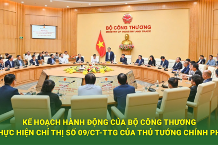 Kế hoạch hành động của Bộ Công Thương thực hiện Chỉ thị số 09/CT-TTg của Thủ tướng Chính phủ