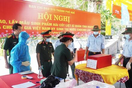 Thành phố Huế: Triển khai nhiều hoạt động tìm kiếm, quy tập hài cốt liệt sĩ