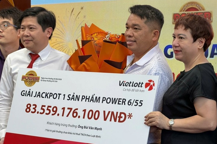 Trúng hơn 84 tỷ đồng xổ số, người đàn ông 'may mắn nhất Việt Nam' phải nộp hơn 8,4 tỷ đồng tiền thuế