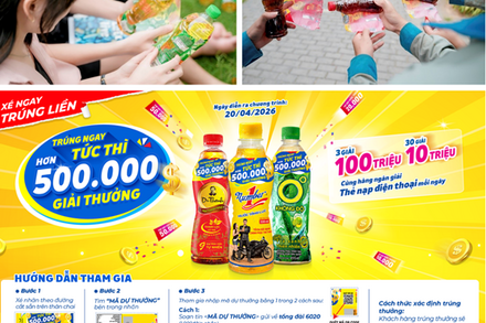 Nữ công nhân Đồng Nai bất ngờ trúng 100 triệu đồng nhờ uống Number 1