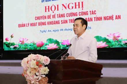 Chủ tịch UBND tỉnh Nghệ An: Quản lý khoáng sản “chặt” nhưng không để ách tắc nguồn vật liệu phát triển