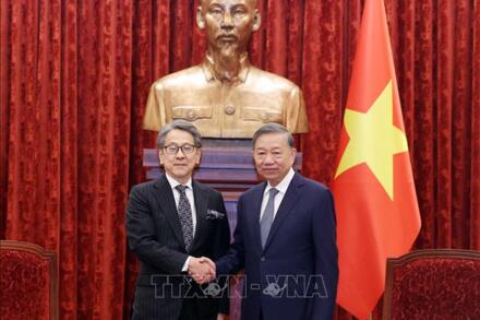 ​Tổng Bí thư, Chủ tịch nước Tô Lâm tiếp Chủ tịch Ngân hàng JBIC