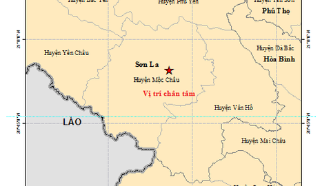 Hai trận động đất liên tiếp tại Sơn La