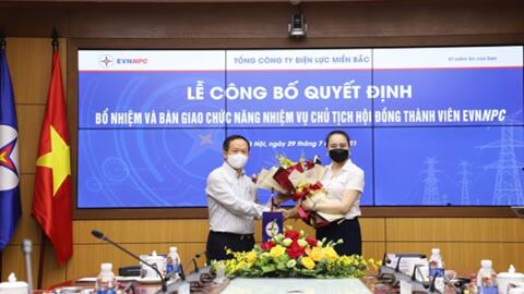 Tổng công ty Điện lực miền Bắc có tân Chủ tịch HĐTV