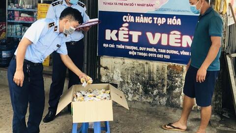 Vĩnh Phúc: Tạm giữ lô bánh trung thu nhập lậu