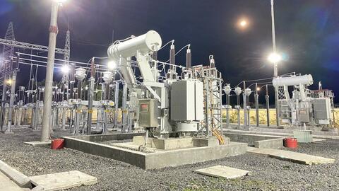 Đóng điện trạm biến áp 110kV dự án điện gió Phú Lạc giai đoạn 2