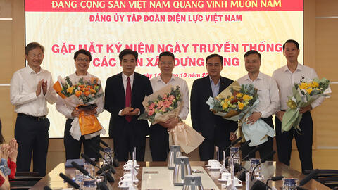 Đảng ủy EVN gặp mặt kỷ niệm ngày truyền thống các ban xây dựng Đảng