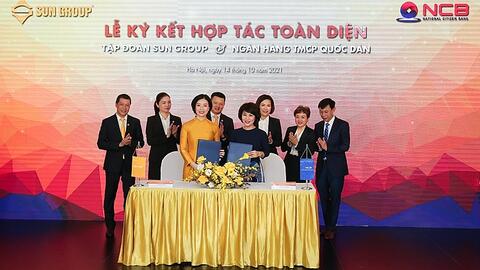 Sun Group và NCB ký kết thỏa thuận hợp tác toàn diện