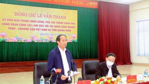 Phó Thủ tướng Lê Văn Thành: Quảng Ninh và ngành Than cần phát triển hài hòa giữa kinh tế và môi trường