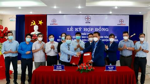 PECC 2 ký hợp đồng tư vấn Dự án cấp điện từ lưới điện quốc gia cho huyện Côn Đảo