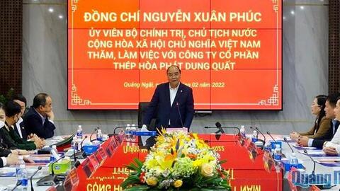 Hoà Phát khởi công dự án Hoà Phát Dung Quất 2 vào cuối quý 1/2022