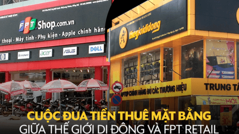 Ông Nguyễn Đức Tài tự tin "đè bẹp" đối thủ với tỷ lệ chi phí thuê mặt bằng trên doanh thu ở TGDĐ chỉ chiếm 2%, vậy ở FPT Retail con số đó là bao nhiêu?