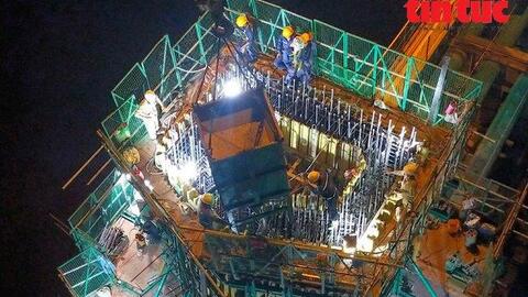 Cận cảnh tăng tốc thi công cầu Mỹ Thuận 2 trên cao tốc Bắc Nam 2017 - 2020