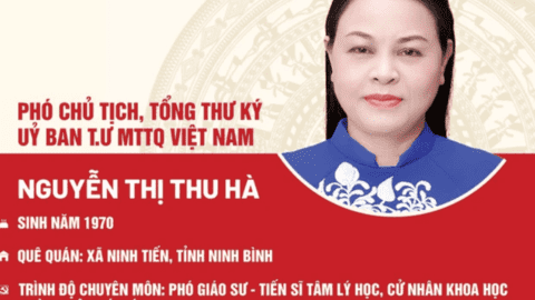 Chân dung nữ Phó Chủ tịch - Tổng thư ký Ủy ban T.Ư MTTQ Việt Nam