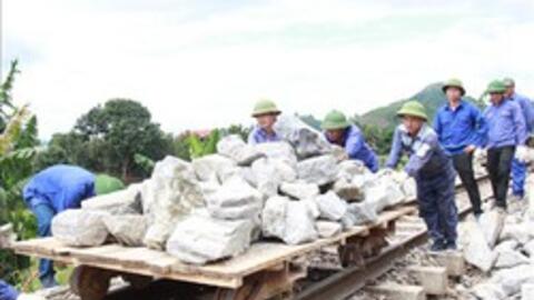Thông tuyến đường sắt Hà Nội - Lào Cai