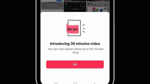 TikTok đang thử nghiệm các video dài 30 phút?