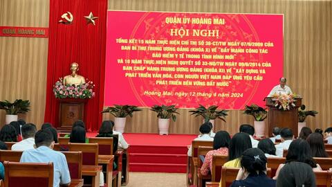Xây dựng con người Hoàng Mai phát triển toàn diện