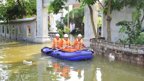 EVNHANOI sẵn sàng các phương án ứng phó ngập lụt