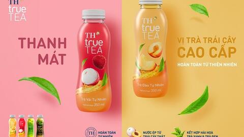 3 yếu tố định vị Trà trái cây TH true TEA cao cấp mới