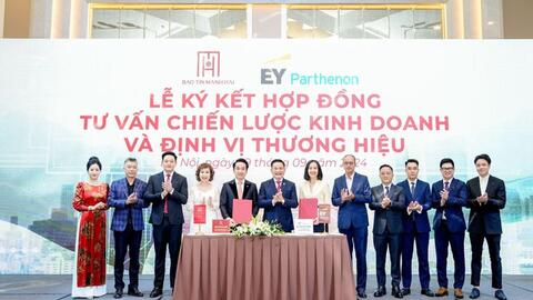 Bảo Tín Mạnh Hải bắt tay cùng EY-Parthenon và NEWing - khẳng định vị thế tiên phong