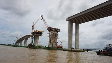 Tin vui cho Nhơn Trạch (Đồng Nai): Cây cầu gần 7.000 tỉ đồng hợp long nhịp đầu tiên, sân bay lớn nhất nước tăng tốc “về đích”