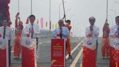 Khánh thành cầu nối Bình Dương - Đồng Nai với 4 làn xe