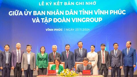UBND tỉnh Vĩnh Phúc và Vingroup hợp tác toàn diện về chuyển đổi xanh