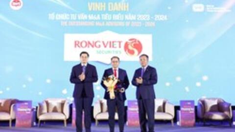 Chứng khoán Rồng Việt được vinh danh giải thưởng “Nhà tư vấn M&A tiêu biểu 2023 – 2024”
