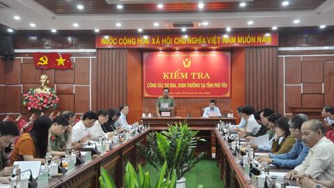 Phú Yên được đánh giá cao về thực hiện các phong trào thi đua