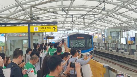 Tuyến tàu điện Metro 1 của Tp.HCM chạy từ 22/12, có thể dùng thẻ Mastercard, căn cước để trải nghiệm miễn phí