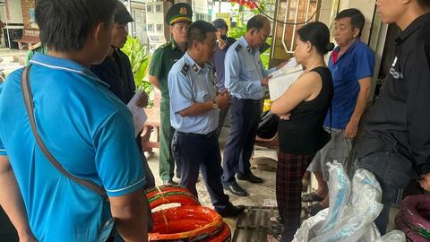 Cà Mau: Tạm giữ phụ tùng xe máy không rõ nguồn gốc