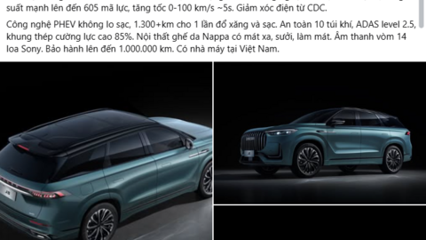 Hãng xe xây nhà máy 20.000 tỷ tại Việt Nam hé lộ mẫu SUV ngang cỡ Hyundai Santa Fe, đi một mạch từ Hà Nội đến Nha Trang mới cần đổ xăng