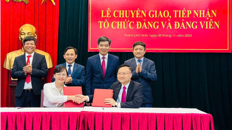 Tiếp nhận Đảng bộ Công ty Thuỷ điện Bản Vẽ về trực thuộc Đảng uỷ Tổng công ty Phát điện 1