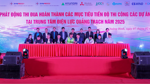 Mục tiêu tiến độ thi công các dự án tại Trung tâm Điện lực Quảng Trạch năm 2025
