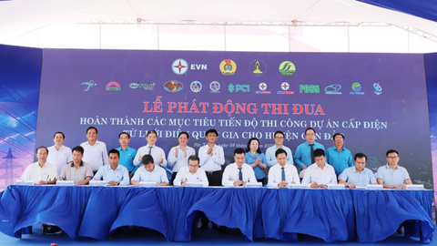 Phát động thi đua hoàn thành dự án cấp điện từ lưới điện quốc gia cho huyện Côn Đảo