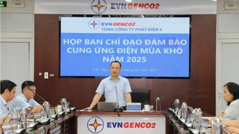 EVNGENCO2 tập trung nguồn lực, sẵn sàng cho phát điện mùa khô 2025