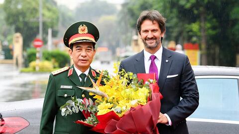 Đại tướng Phan Văn Giang chủ trì lễ đón Phó thủ tướng, Bộ trưởng Bộ Quốc phòng Slovakia