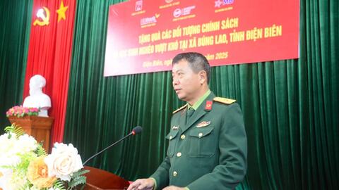 Bệnh viện Quân y 354 trao nhà đại đoàn kết tặng gia đình chính sách tại Điện Biên