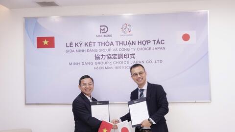 Minh Đăng Group ký kết thỏa thuận hợp tác với Choice Japan