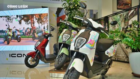 Khách mua xe máy điện Honda Icon e: được lì xì 5 triệu đồng
