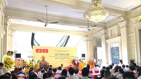 TPHCM: Công bố Quyết định của Thủ tướng Chính phủ công nhận bảo vật quốc gia