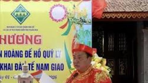 Dâng hương tưởng niệm Thánh Nguyên Hoàng đế Hồ Quý Ly