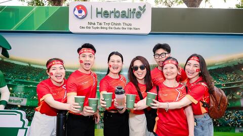 Herbalife Việt Nam tổ chức Fanzone tiếp lửa Đội tuyển Việt Nam trong trận đấu quan trọng gặp Malaysia tại vòng loại Asian Cup 2027